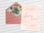 Picture of ΠΡΟΣΚΛΗΤΗΡΙΟ ΓΑΜΟΥ FLORAL PEACH COLOR 22T16