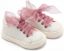 Picture of Sneaker απο Ύφασμα Glitter με Κορδέλα EXC5871 Λευκό Ροζ Αντικέ
