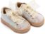 Picture of Δετό Sneaker απο Ύφασμα Παγέτα EXC5882 Nude