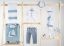 Εικόνα της Πακέτο βάπτισης για αγόρι Piccolino Lorenzo light blue