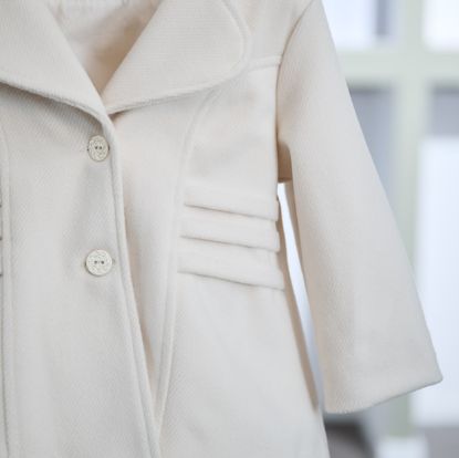 Εικόνα της Παιδικό παλτό  La Christine σε εκρού χρώμα κωδ.25KW66