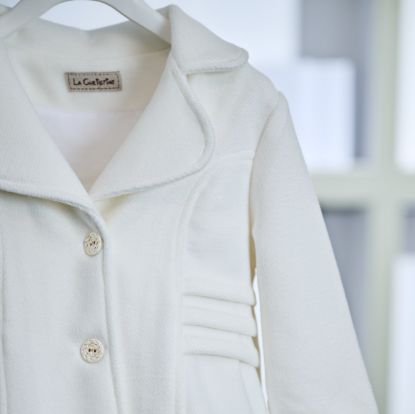 Εικόνα της Παλτό σε λευκό χρώμα κωδ.25KW62