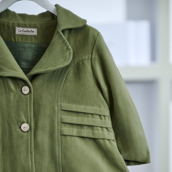 Εικόνα της Παλτό σε πράσινο χρώμα κωδ.25KW60