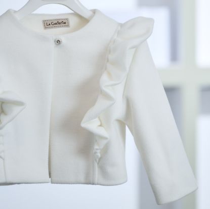 Εικόνα της μπολερό σε χρώμα λευκό κωδ. 25KW76