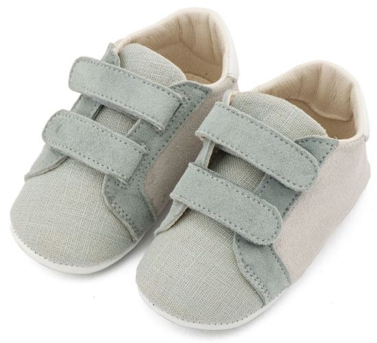 Εικόνα της Δερμάτινο Σνικερ με Χρατς MI1138 Λευκό Μίνεραλ 