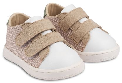 Εικόνα της Sneakers  Διπλή Μπαρέτα Χρατς PRI2104 Μπεζ Λευκό Μέντα