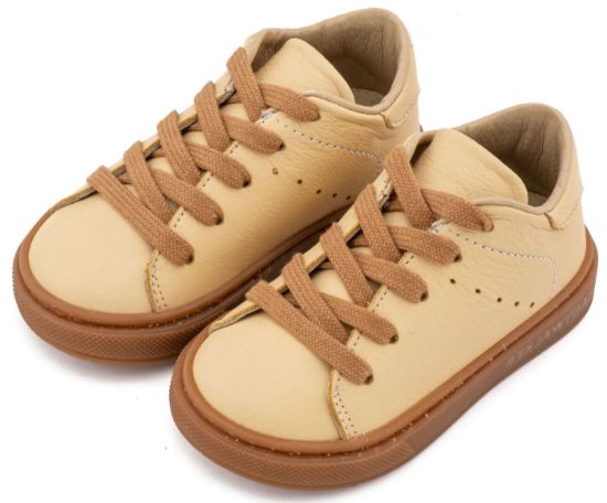 Εικόνα της Δετό Δερμάτινο Sneaker BW 4312 Καλαμποκί