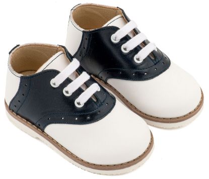 Εικόνα της Δίχρωμο Δετό Brogue EXC5318  Λευκό Μπλε 