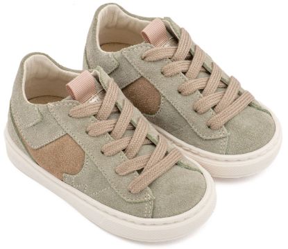 Εικόνα της Δίχρωμο Sneaker Δετό EXC8002 Μέντα Μπεζ