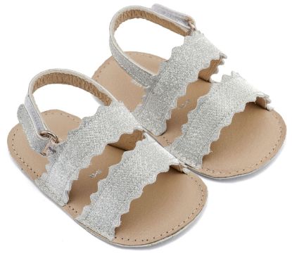 Εικόνα της Πέδιλο με Κουλεδάκι  MI1659 Ασημί