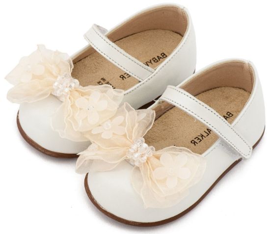 Εικόνα της Γοβάκι Μονή Μπαρέτα Φιογκάκι Οργάντζας PRI2659 Εκρού