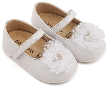 Εικόνα της Γοβάκι Μονή Μπαρέτα Χειροποίητο Διακοσμητικό απο Τούλι PRI2660 Λευκό