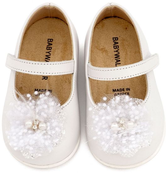 Εικόνα της Γοβάκι Μονή Μπαρέτα Χειροποίητο Διακοσμητικό απο Τούλι PRI2660 Λευκό