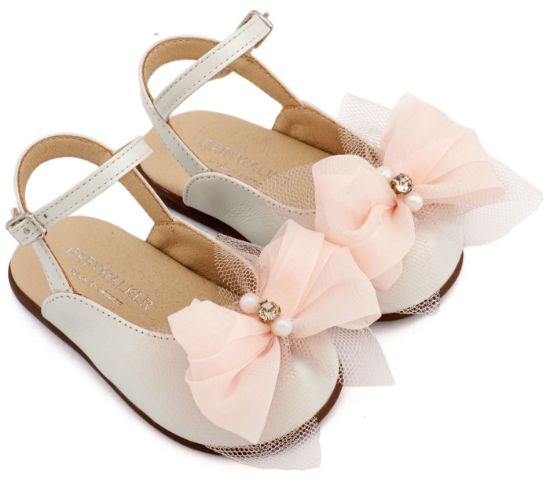 Εικόνα της Γαλλικό Σαμπό Διακοσμημένο με Φιόγκο Οργάντζας και Στρας PRI2661 Εκρού Ροζ