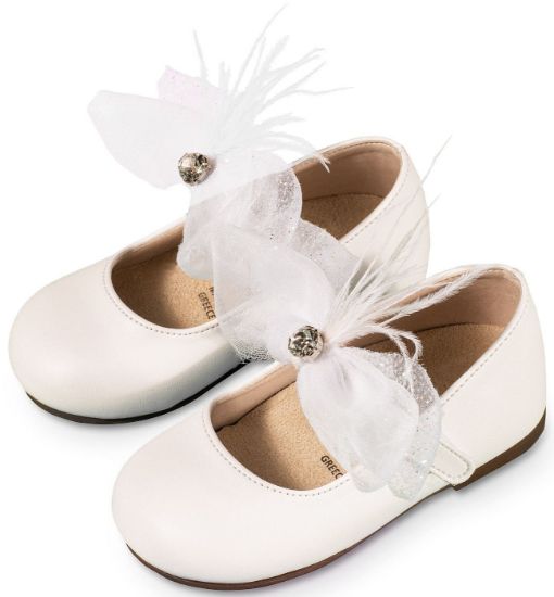 Εικόνα της Γοβάκι  Μονή Μπαρέτα με Φιόγκο BS3562  Λευκό  