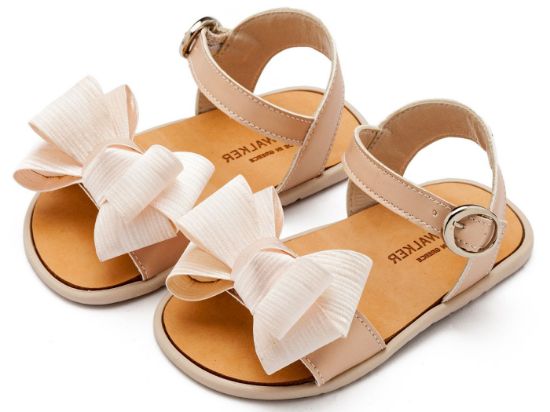 Εικόνα της Πέδιλο με Υφασμάτινο Φιόγκο BS3592 Nude