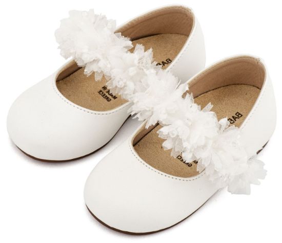 Εικόνα της Γοβάκι Μονή Μπαρέτα Διακοσμημένη  BS3602 Λευκό