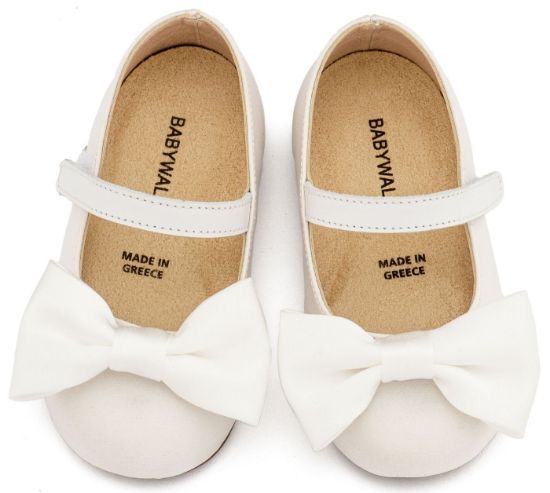 Εικόνα της Γοβάκι Μονή Μπαρέτα με Σατέν Φιόγκο  BW4870 Λευκό