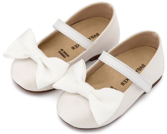 Εικόνα της Γοβάκι Μονή Μπαρέτα με Σατέν Φιόγκο  BW4870 Λευκό