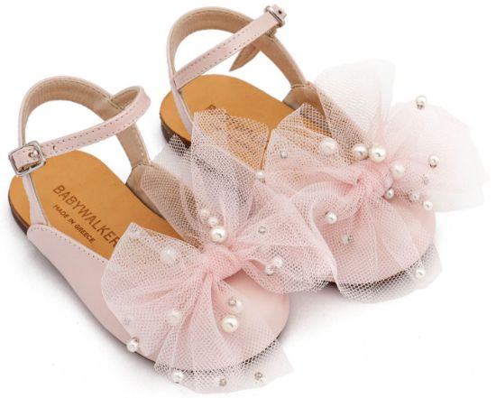 Εικόνα της Γαλλικό Σαμπό με Φιόγκο και Πέρλες BW4882  Ροζ