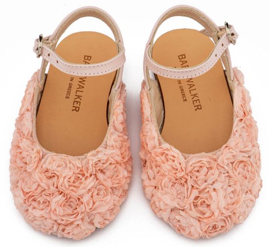 Εικόνα της Γαλλικό Σαμπό με Chiffon Λουλούδια BW4884 Ροζ