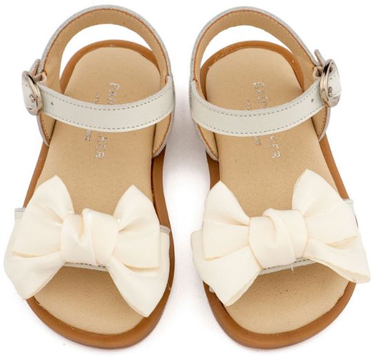 Εικόνα της Πέδιλο με Διακοσμητικό Οργάντζας BW4892 Εκρού