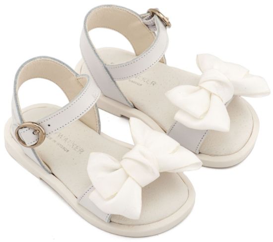 Εικόνα της Πέδιλο με Διακοσμητικό Οργάντζας BW4892 Λευκό