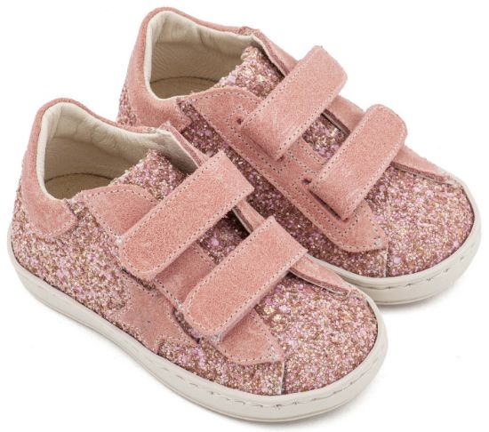 Εικόνα της Sneaker Διπλό Χρατς με Αστέρι στο Πλάι EXC5904 Ροζ Αντικέ