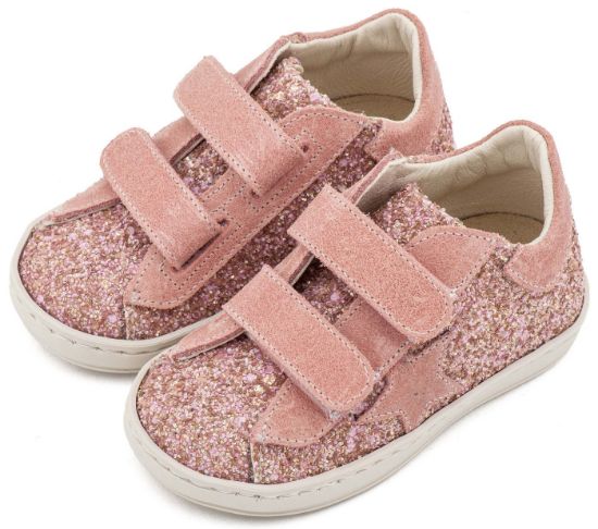 Εικόνα της Sneaker Διπλό Χρατς με Αστέρι στο Πλάι EXC5904 Ροζ Αντικέ