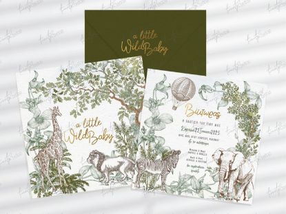 Picture of Προσκλητήριο βάπτισης Wild Baby