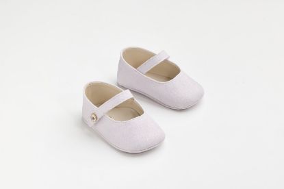 Εικόνα της K605A - Μπαλαρίνα αγκαλιάς σε λιλά γκλιτερ με διακοσμητικό στρας στην μπαρέτα