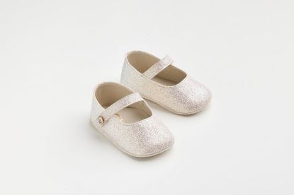 Εικόνα της K605X - Μπαλαρίνα αγκαλιάς σε χρυσό γκλιτερ με διακοσμητικό στρας στην μπαρέτα