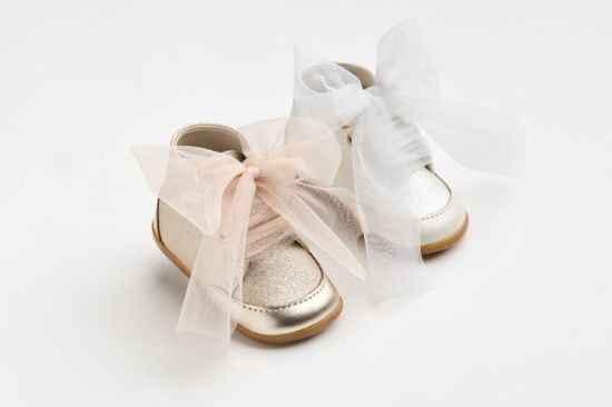 Εικόνα της K634X - Μποτάκι για τα πρώτα βήματα από χρυσό γκλιτερ