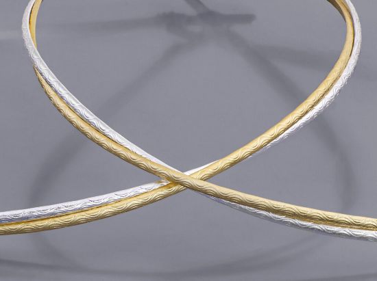 Στέφανα γάμου δίχρωμα