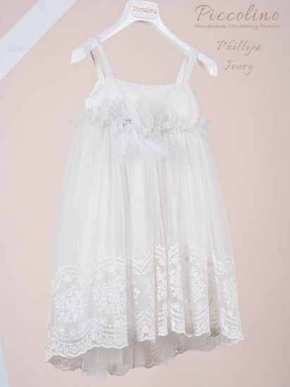 Βαπτιστικό φόρεμα Piccolino Philippa Ivory